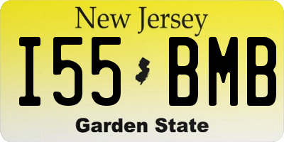 NJ license plate I55BMB
