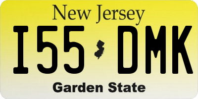 NJ license plate I55DMK