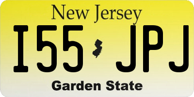 NJ license plate I55JPJ