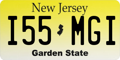 NJ license plate I55MGI