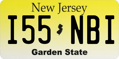 NJ license plate I55NBI