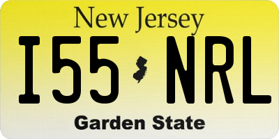 NJ license plate I55NRL