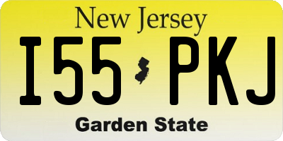 NJ license plate I55PKJ