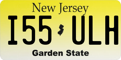 NJ license plate I55ULH