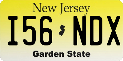 NJ license plate I56NDX