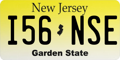 NJ license plate I56NSE