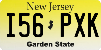 NJ license plate I56PXK