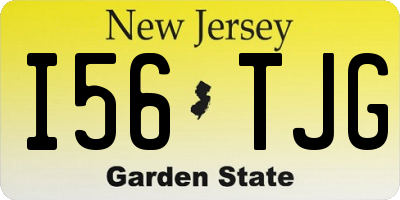 NJ license plate I56TJG