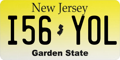 NJ license plate I56YOL