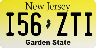 NJ license plate I56ZTI