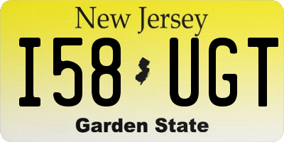 NJ license plate I58UGT