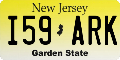 NJ license plate I59ARK