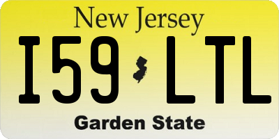 NJ license plate I59LTL
