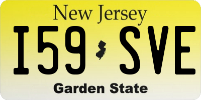 NJ license plate I59SVE