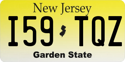 NJ license plate I59TQZ