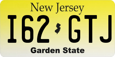 NJ license plate I62GTJ
