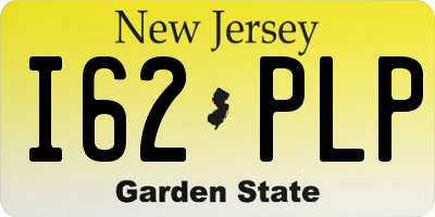 NJ license plate I62PLP