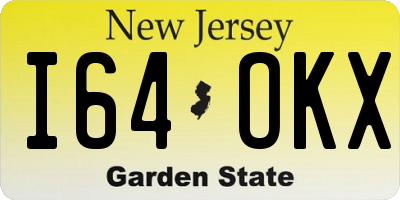 NJ license plate I64OKX