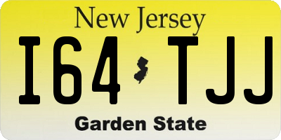 NJ license plate I64TJJ