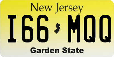 NJ license plate I66MQQ