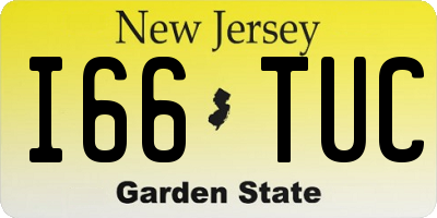 NJ license plate I66TUC
