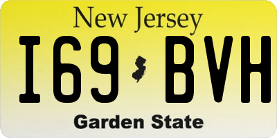 NJ license plate I69BVH