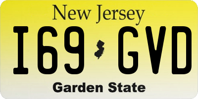 NJ license plate I69GVD