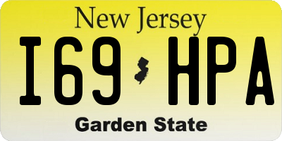NJ license plate I69HPA