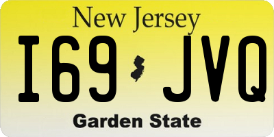 NJ license plate I69JVQ