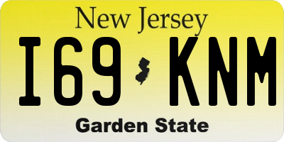 NJ license plate I69KNM