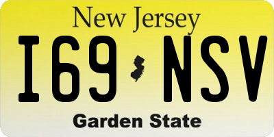 NJ license plate I69NSV