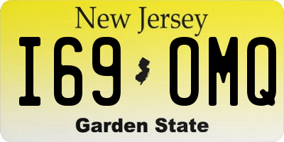 NJ license plate I69OMQ