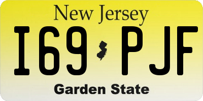 NJ license plate I69PJF