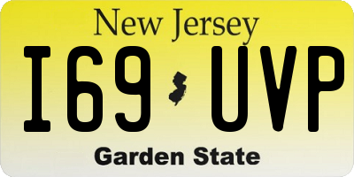 NJ license plate I69UVP