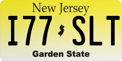 NJ license plate I77SLT
