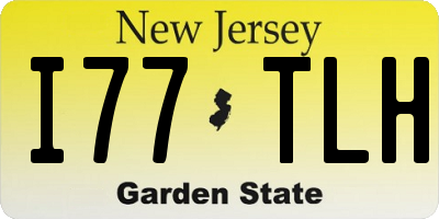NJ license plate I77TLH