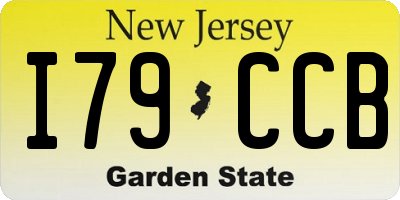 NJ license plate I79CCB