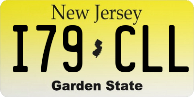 NJ license plate I79CLL