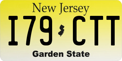 NJ license plate I79CTT