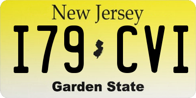 NJ license plate I79CVI