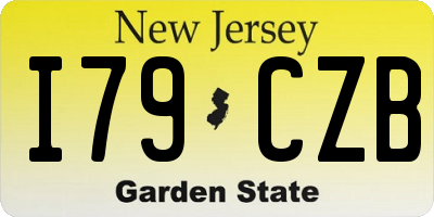 NJ license plate I79CZB