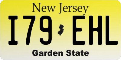 NJ license plate I79EHL