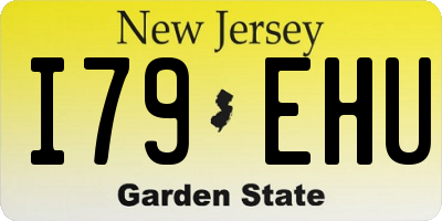 NJ license plate I79EHU