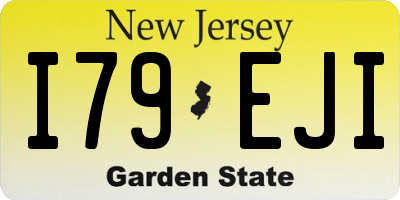 NJ license plate I79EJI