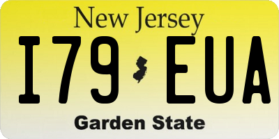 NJ license plate I79EUA