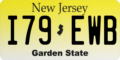 NJ license plate I79EWB