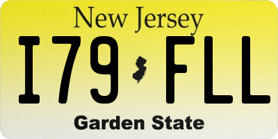 NJ license plate I79FLL
