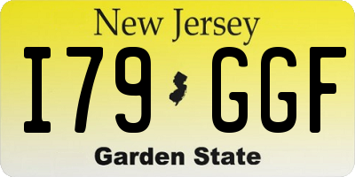 NJ license plate I79GGF