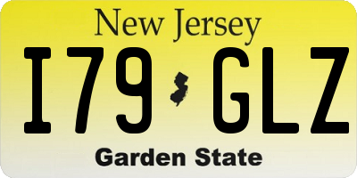NJ license plate I79GLZ
