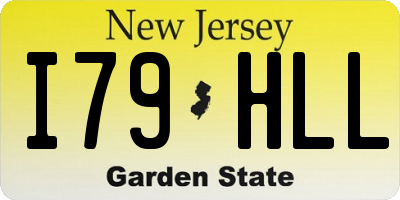 NJ license plate I79HLL